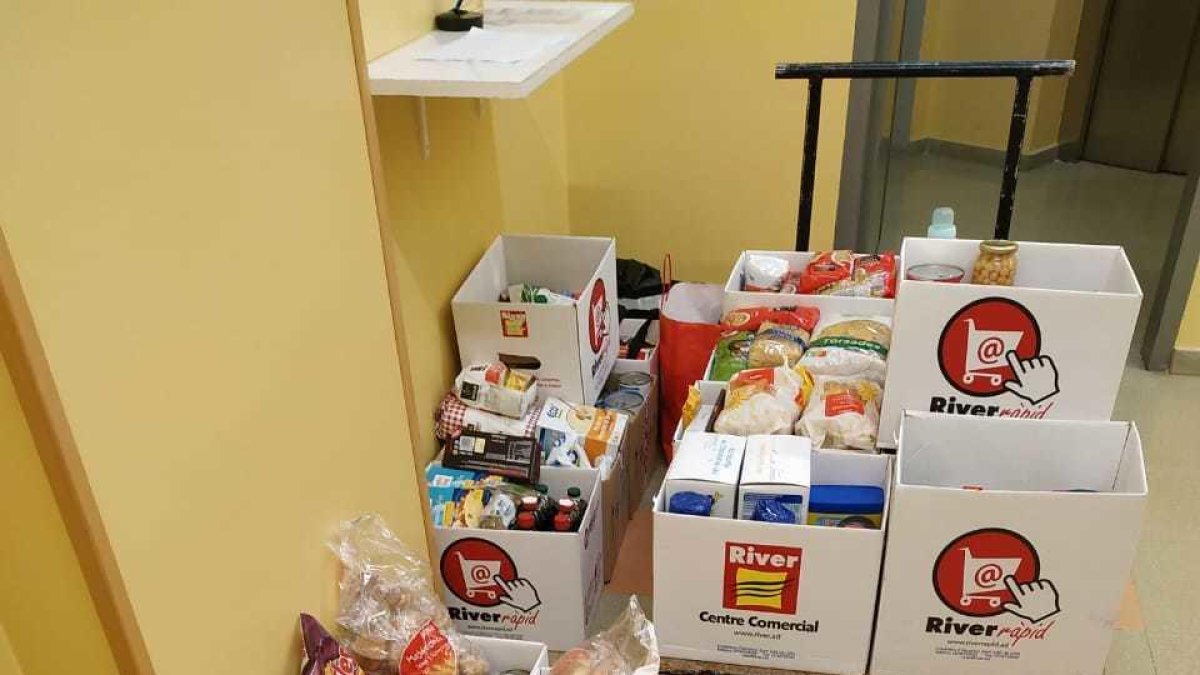 Recollida aliments Creu roja