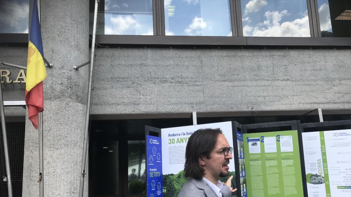 Landry Riba ha presentat la mostra