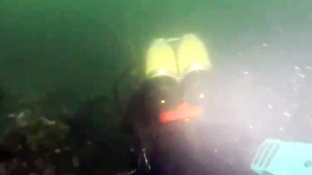 Els Bombers netegen la reixa del llac d'Engolasters