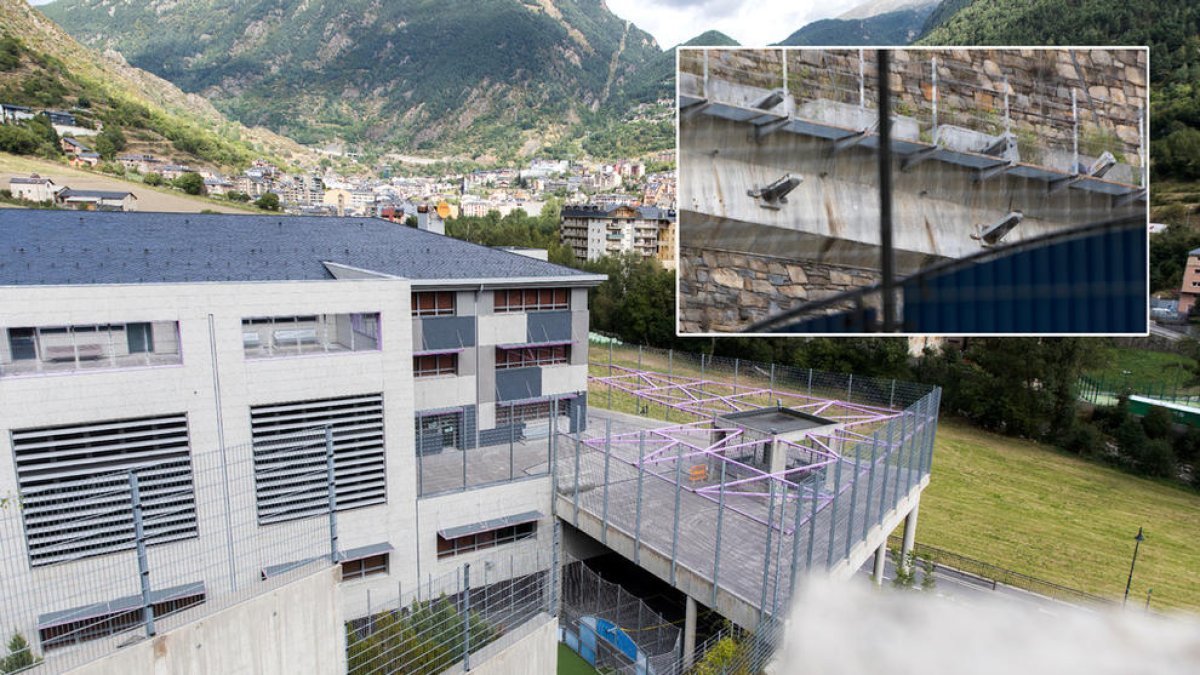 L'escola d'Encamp es queda sense el pati i el menjador