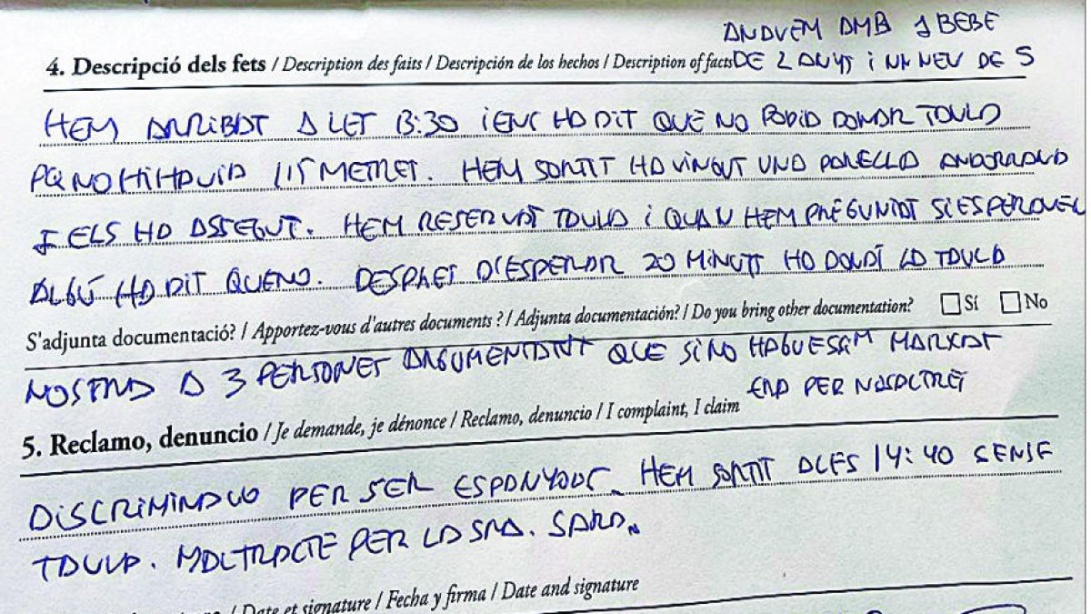 Denuncien un restaurant de discriminar pel fet de “ser espanyol”