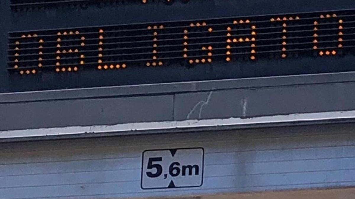 Senyalitzacions de gàlib a tota la CG-1