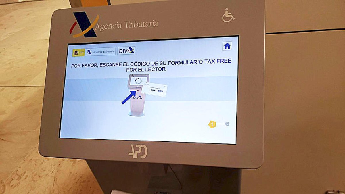 Espanya ha retornat 752.000 euros pel 'tax free'