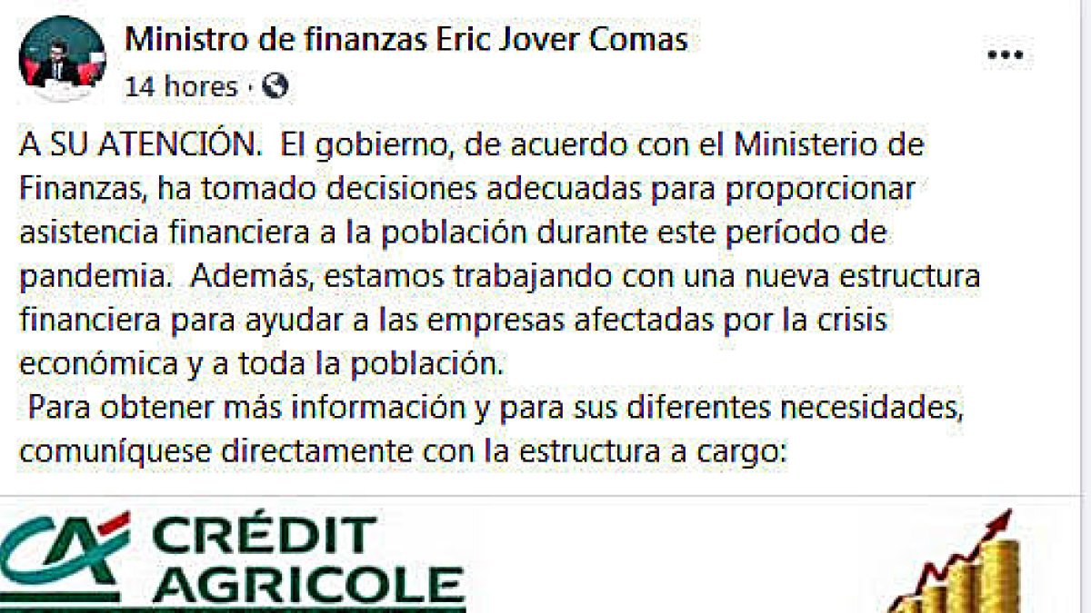 Intenten una estafa a inversors amb un perfil fals d'Eric Jover