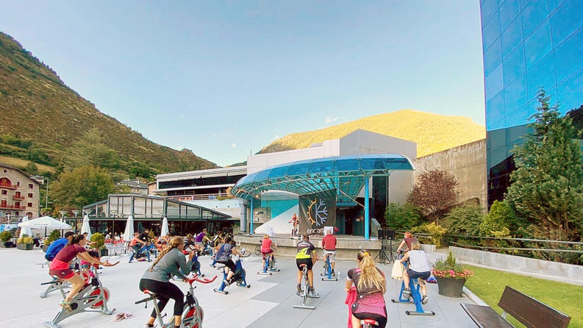 'Masterclass' de 'cycling' solidària a Encamp