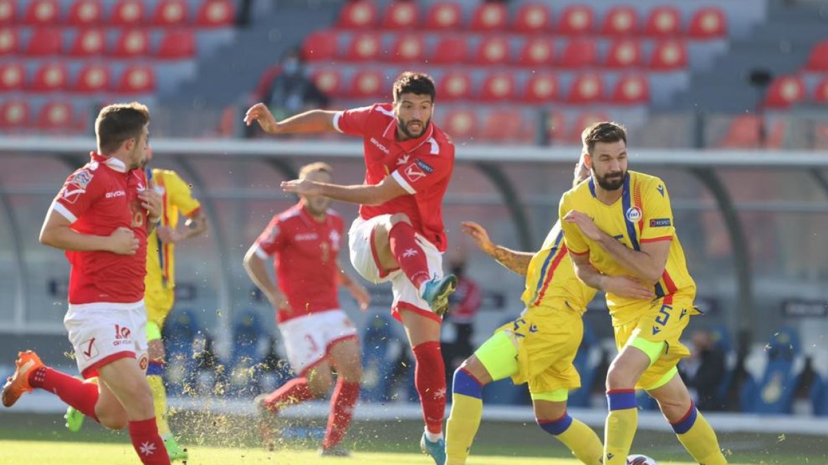 Malta remunta a Andorra en tres minuts (3-1)