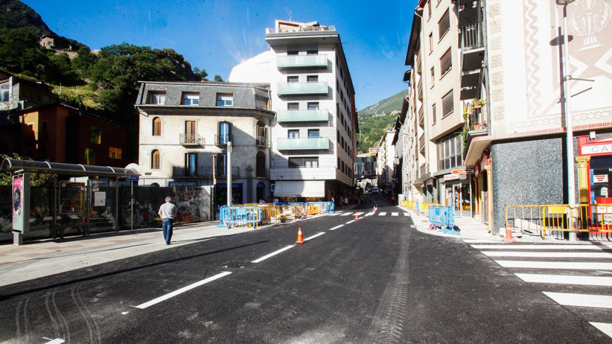 Part alta d'Escaldes després de les obres de renovació