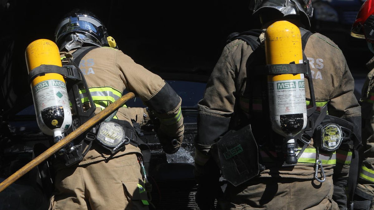 Bombers en una intervenció anterior