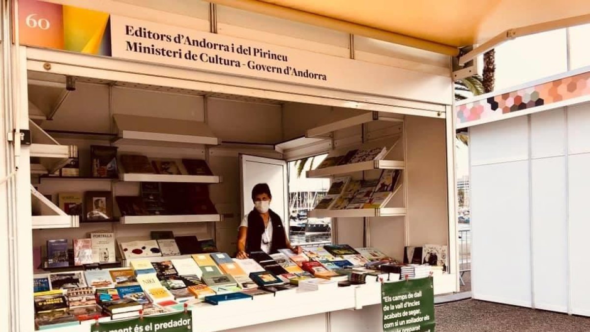 Estand d'Andorra a la Setmana del llibre en català