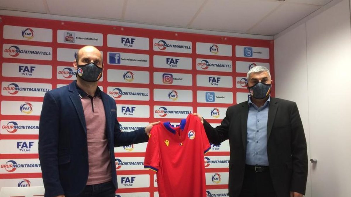 Fèlix Àlvarez ha presentat Eloy Casals com a director tècnic de la FAF