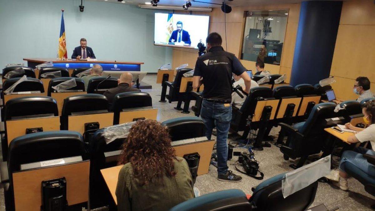 Eric Jover ha anunciat el setè contagi del brot d'Escaldes