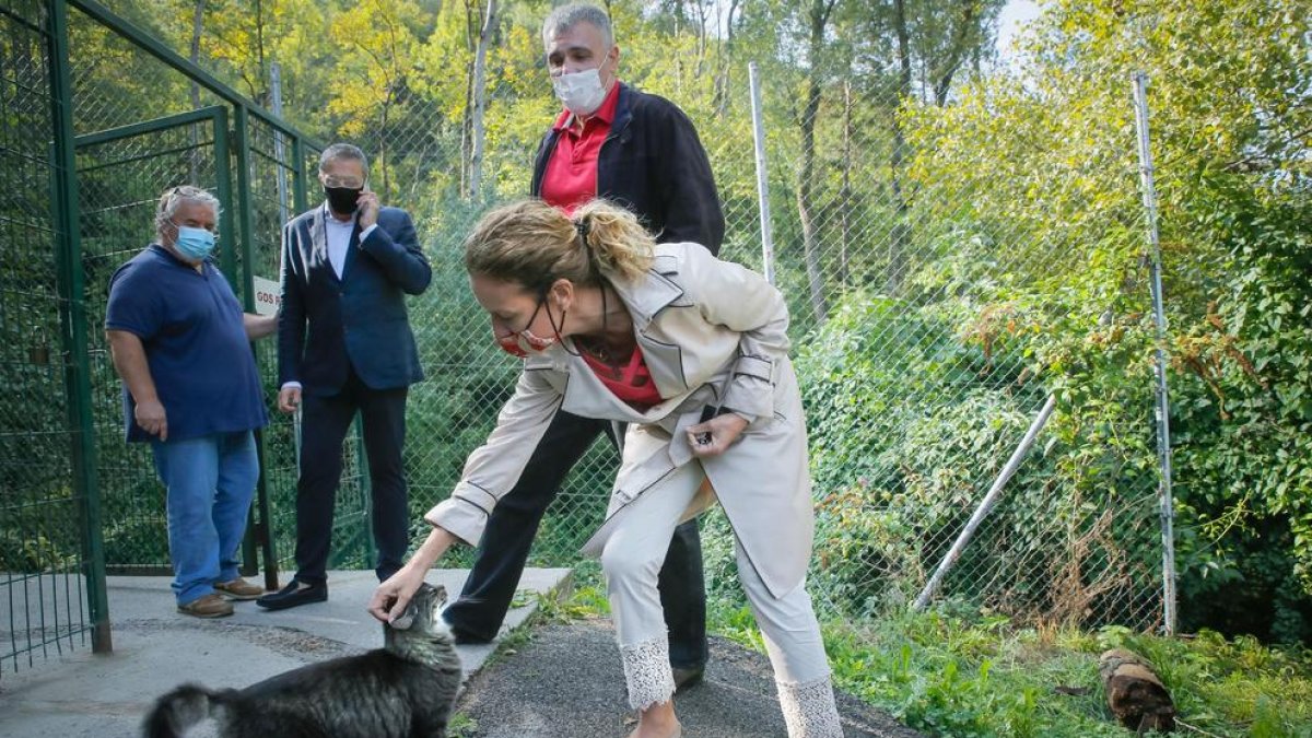 La ministra Sílvia Calvó ha lliurat les claus de la gatera i la gossera
