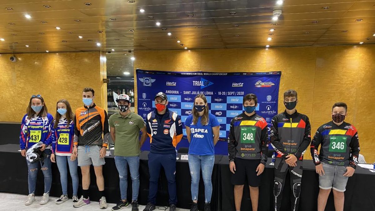 Presentació de les proves del mundial aquest matí