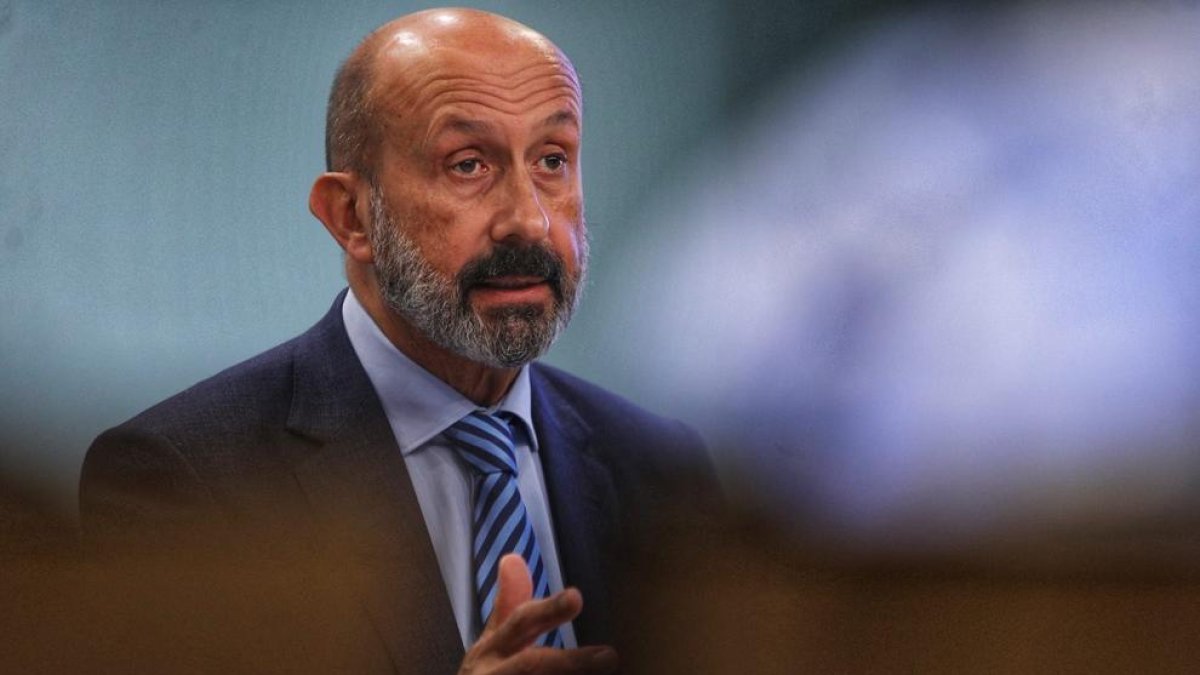 Joan Martínez Benazet durant la compareixença de dimecres passat