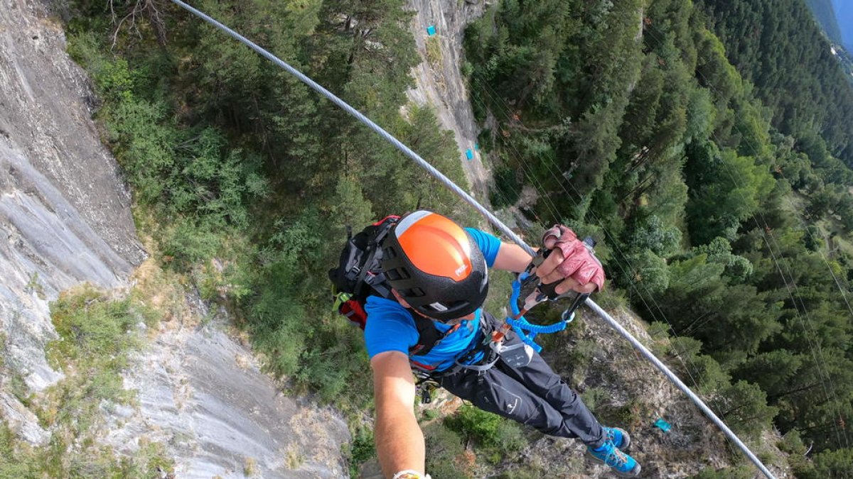 El bosc de Segudet estrena un parc de tirolines Tirolina Park