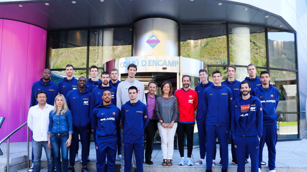 El Barça de bàsquet arribarà a Encamp el 23 d'agost