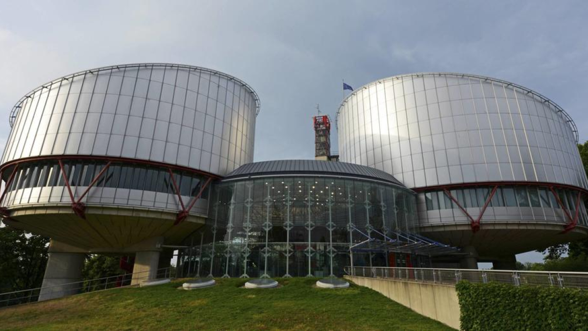 Façana de la seu del Tribunal Europeu dels Drets Humans a Estrasburg