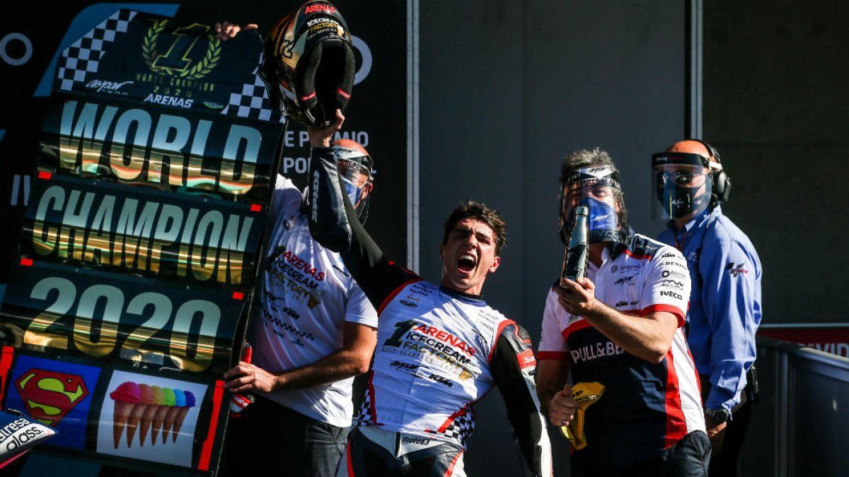 Albert Arenas es proclama campió del món de Moto3