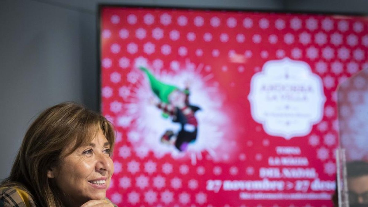 Conxita Marsol ha explicat la situació dels Serradells en la presentació del Poblet de Nadal