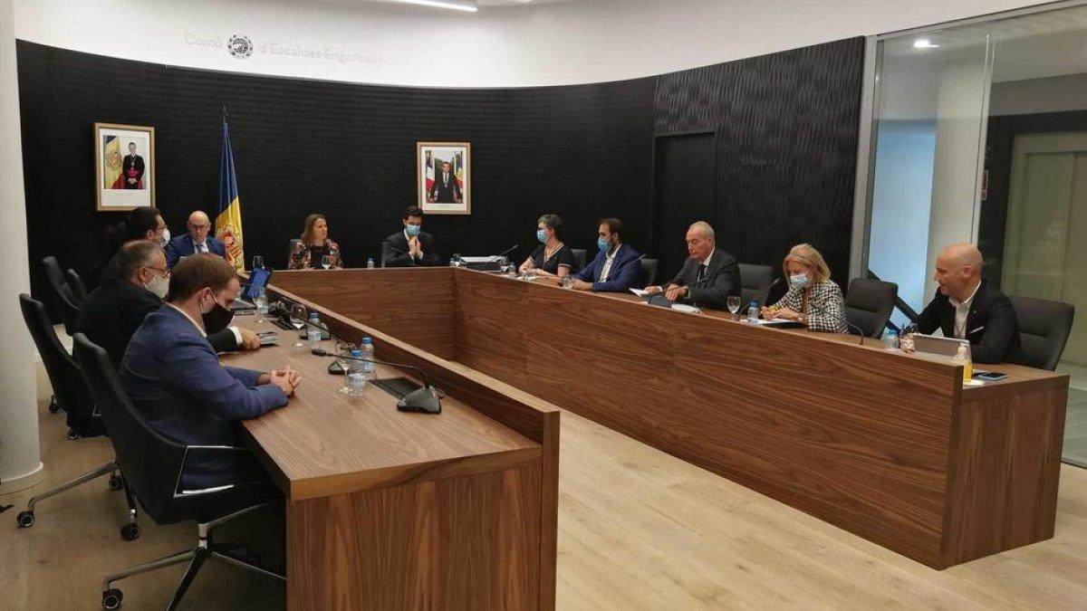 La sessió del consell de comú que ha tingut lloc aquesta tarda Escaldes-Engordany