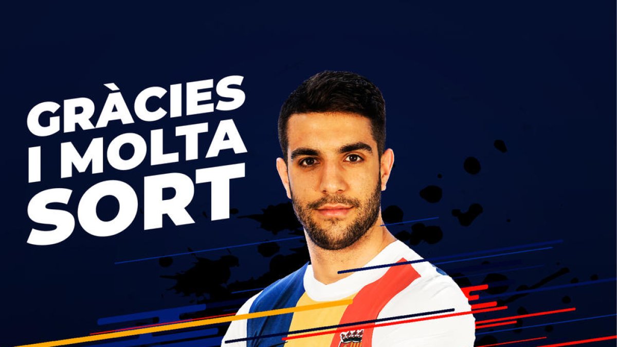 L'FC Andorra ha anunciat la baixa de Forgas a xarxes socials