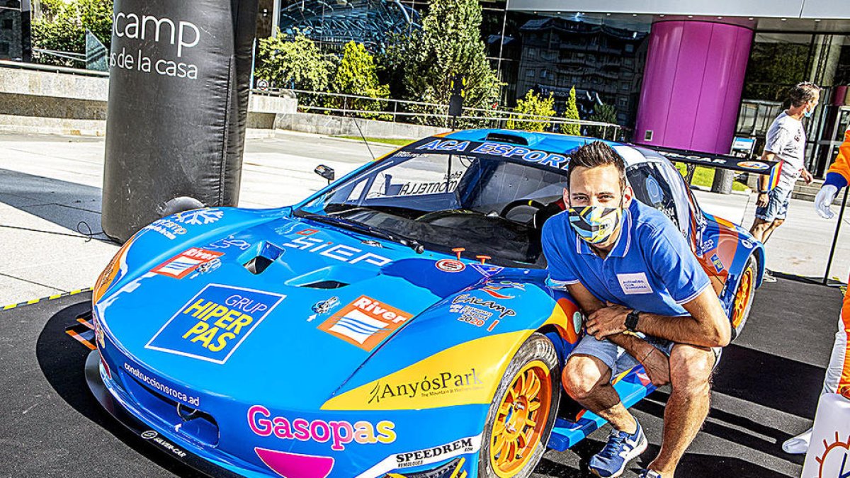 Edgar Montellà, amb moltes ganes de tornar a agafar el volant del Silver Car