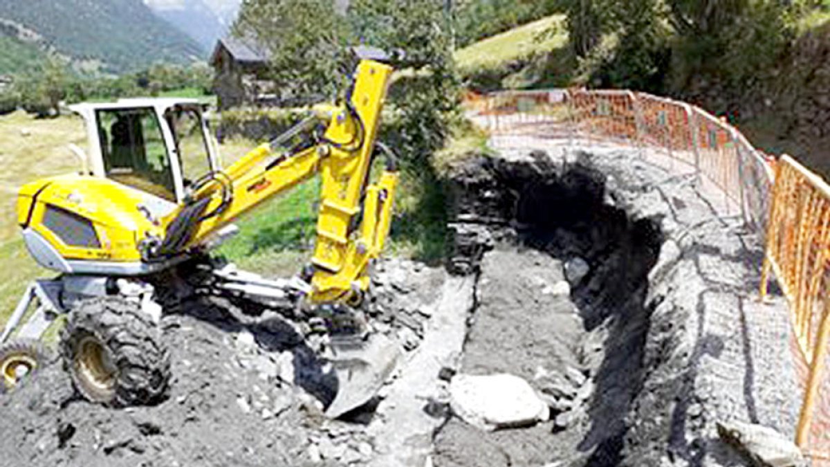 Polèmica comunal per utilitzar formigó en la reconstrucció del camí Ral