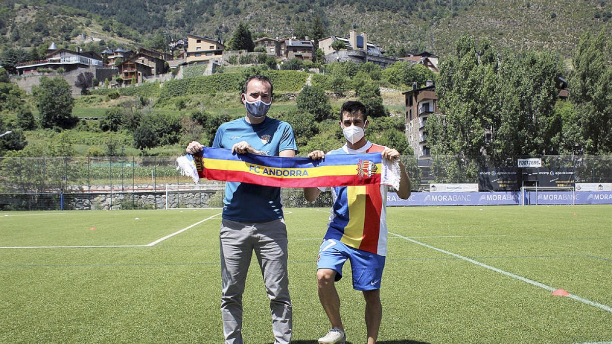 L'extrem David Martín reforçala línia atacant de l'FC Andorra
