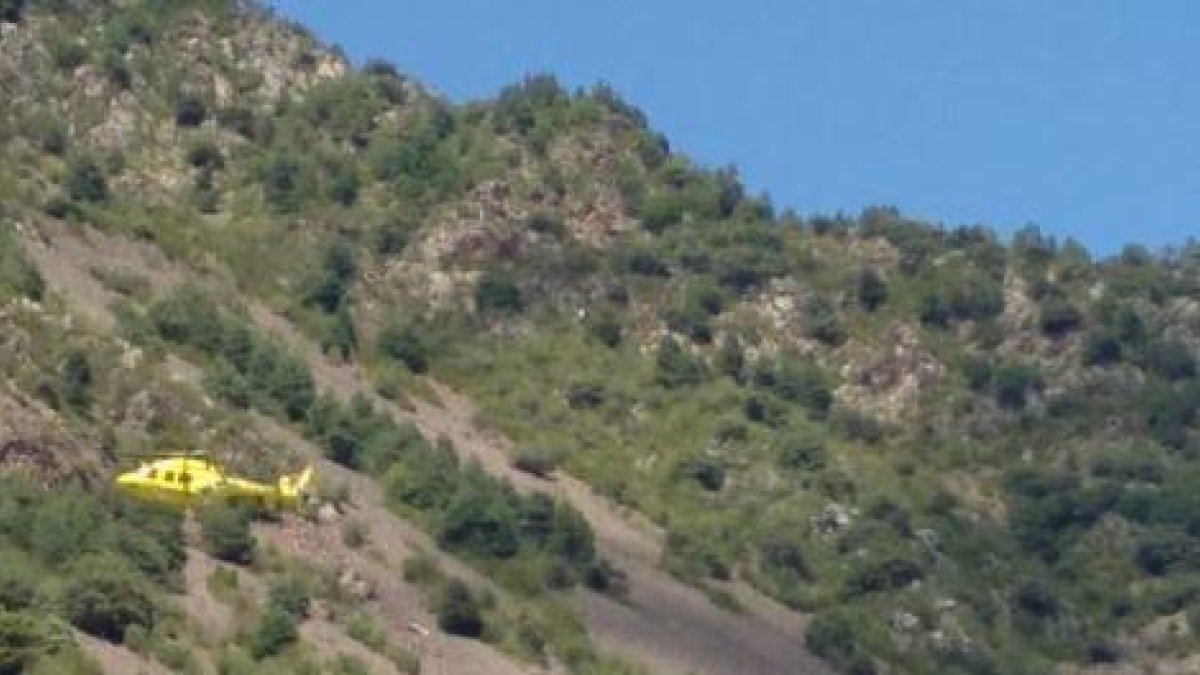 Dos dels integrants d'un grup eren a l'estany de Saburó.
