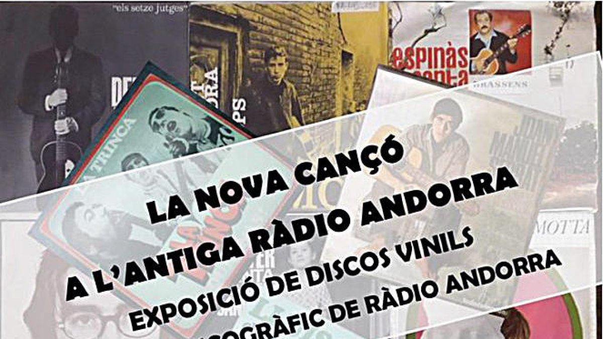 La nova cançó a través dels discos de la col·lecció de l'antiga Ràdio Andorra