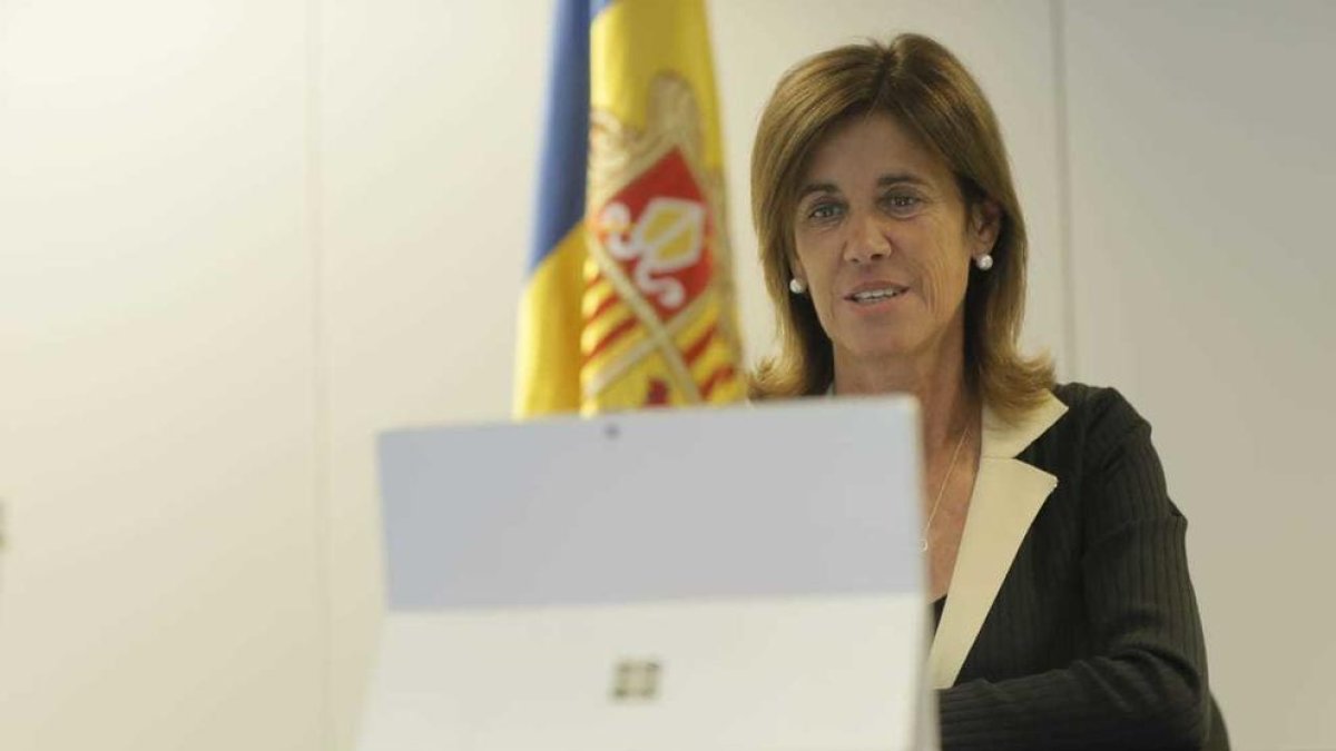 La ministra Vilarrubla