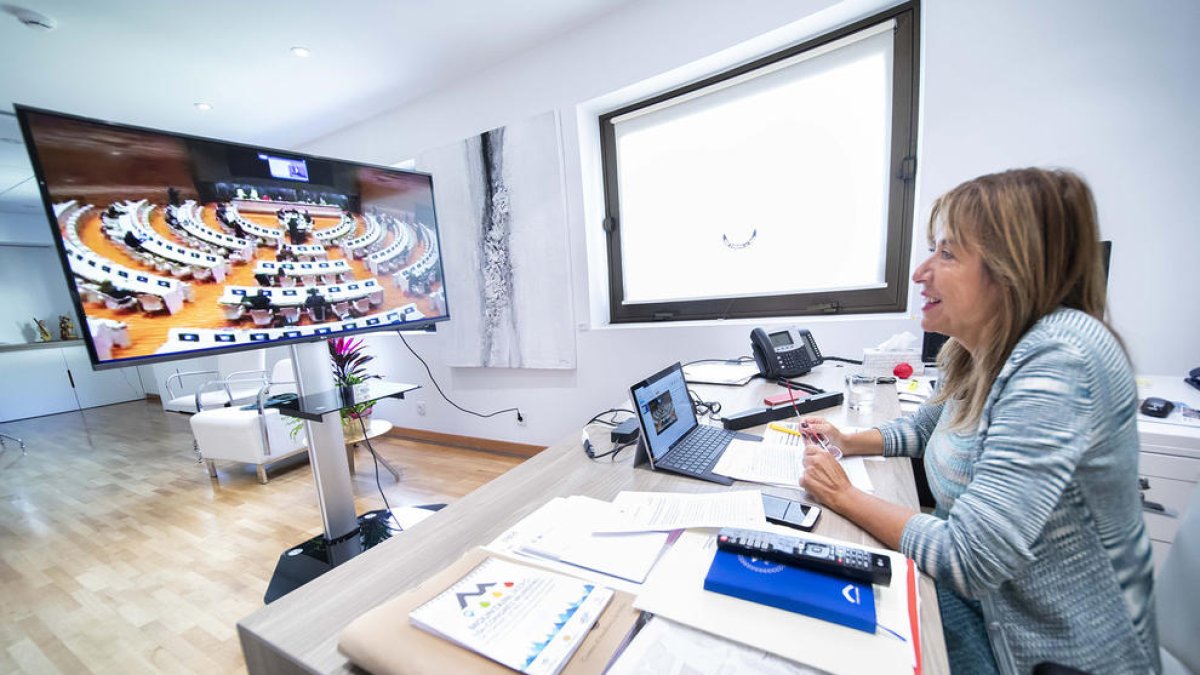 Marsol durant la trobada