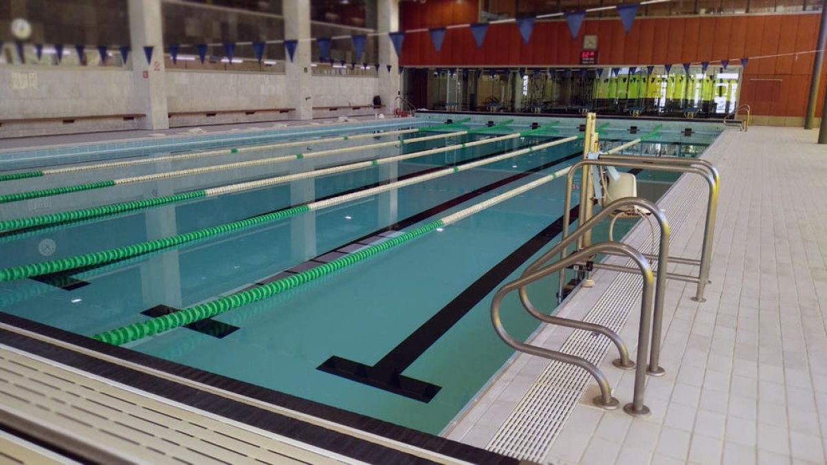 La pisicina del centre esportiu del Pas de la Casa