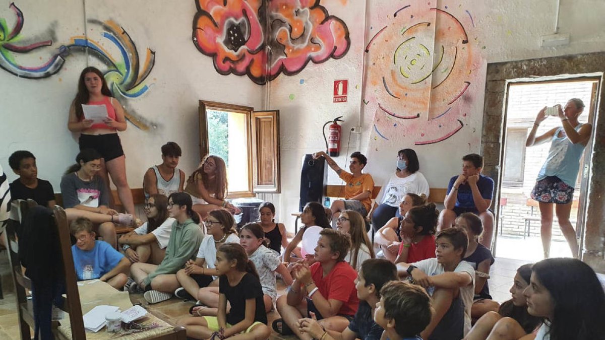 Els infants a Brunyola