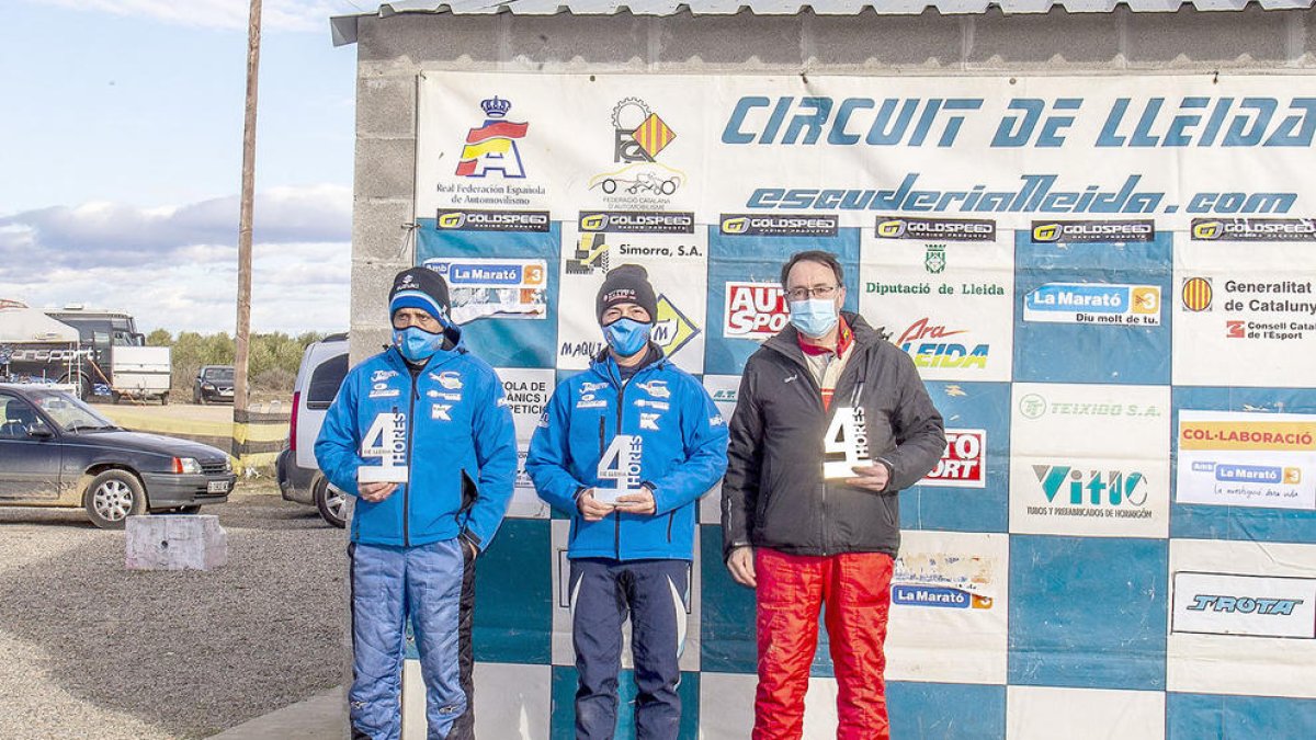 Vinyes i Caminal fan podi a les 4 Hores de Lleida
