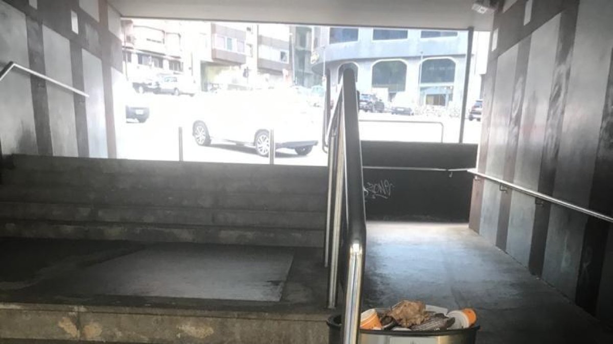 Brutícia als carrers d'Andorra la Vella