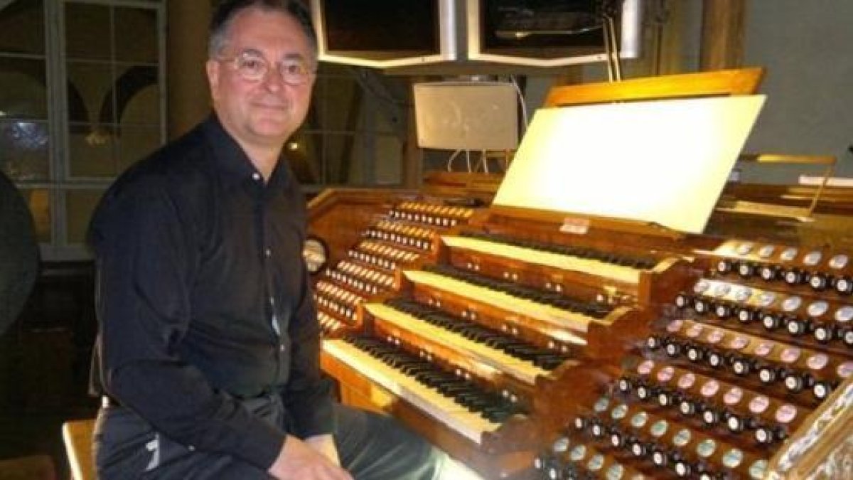 L'organista italià, Alessandro Bianchi.