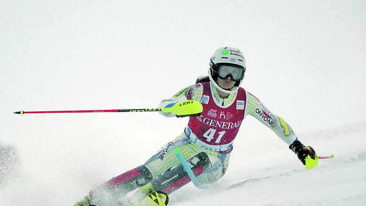 Mimi Gutiérrez, 21è lloc a l'eslàlom d'Ahrntal