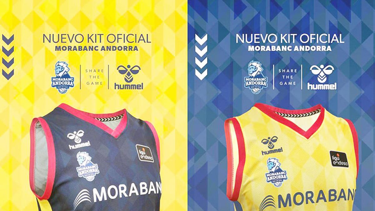 El MoraBanc Andorra presenta la primera i la segona equipació per a la nova temporada