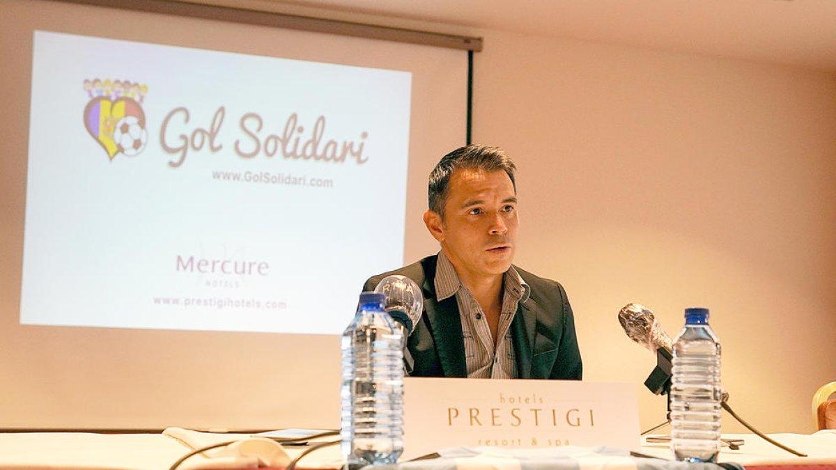 Saviola, ambaixador de Gol Solidari