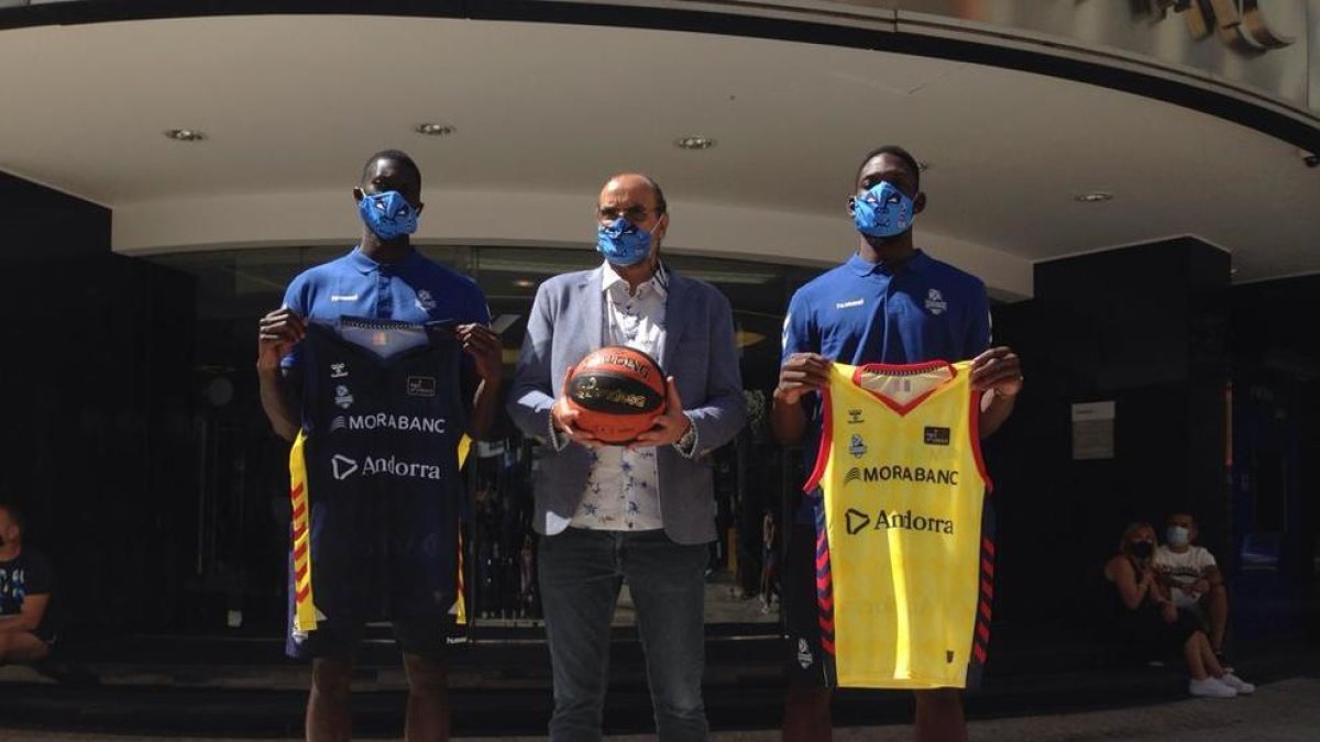 Tunde i Dime, energia i intimidació pel joc interior del MoraBanc Andorra