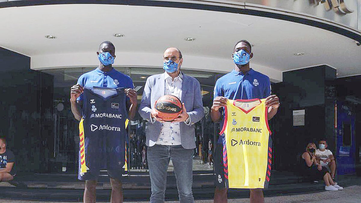 Dime i 'Tunde', més energia per a la pintura del MoraBanc Andorra