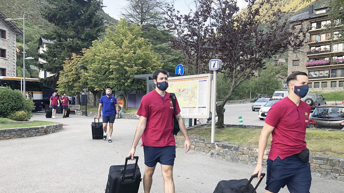 El Barça de bàsquet inicia avui la feina a Encamp