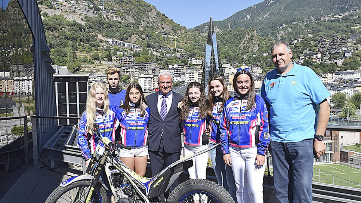L'Andorra Women Trial Team afronta la primera temporada amb molta ambició