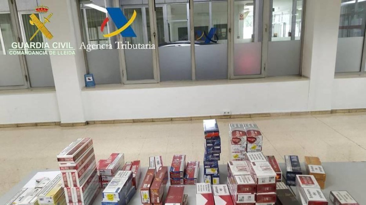 El tabac comissat per la guàrdia civil