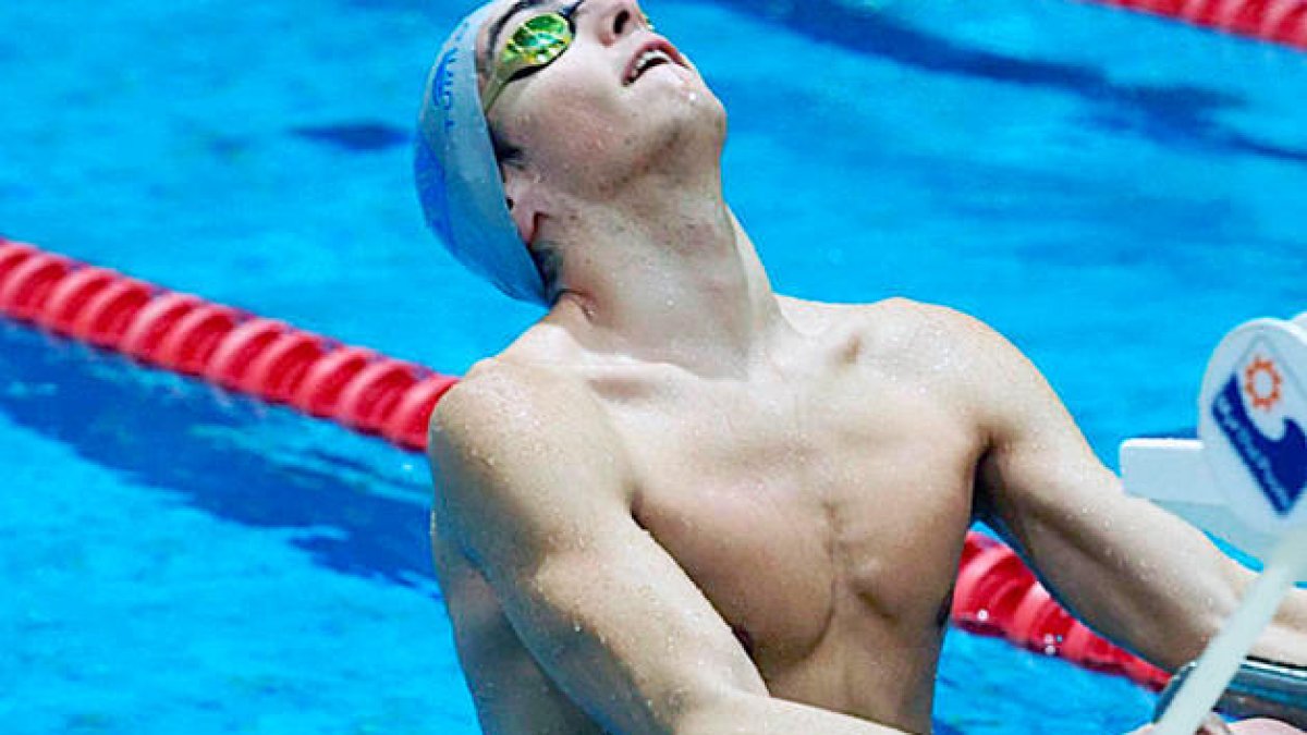 Patrick Pelegrina rebaixa en 23 centèsimes el seu rècord d'Andorra en els 50 metres esquena