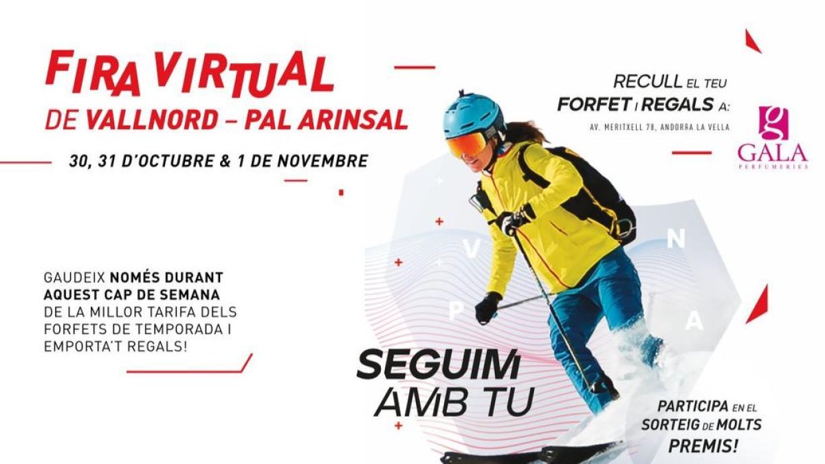 Vallnord organitza una fira virtual amb forfets a preu rebaixat