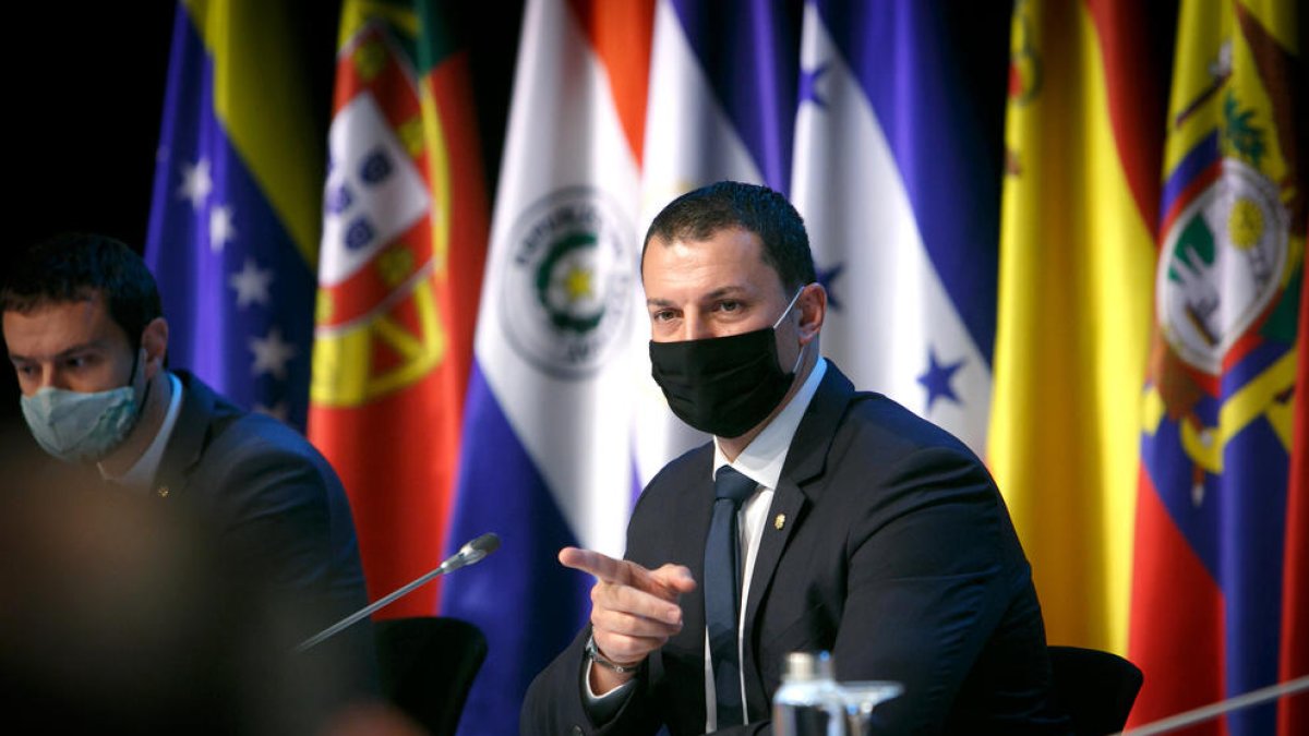 Jordi Gallardo, en la trobada ministerial iberoamericana d'aquesta tarda