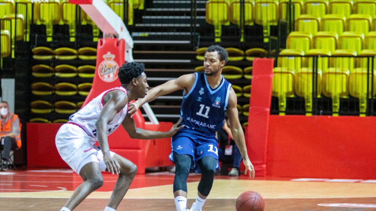 El MoraBanc tanca la lliga regular de l'Eurocup amb una derrota a Mònaco (66-64)