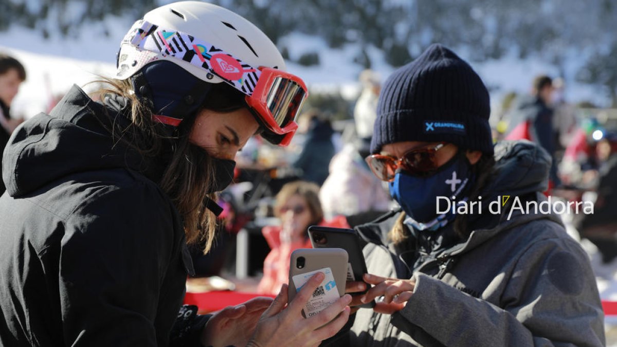 Esquiadors, Esquí, Grandvalira, El Tarter, Pass Covid,